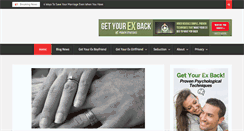 Desktop Screenshot of howtogetbacktomyex.com